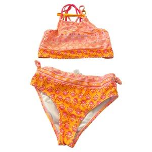 Nicole miller girl bathing suit set size L(12)